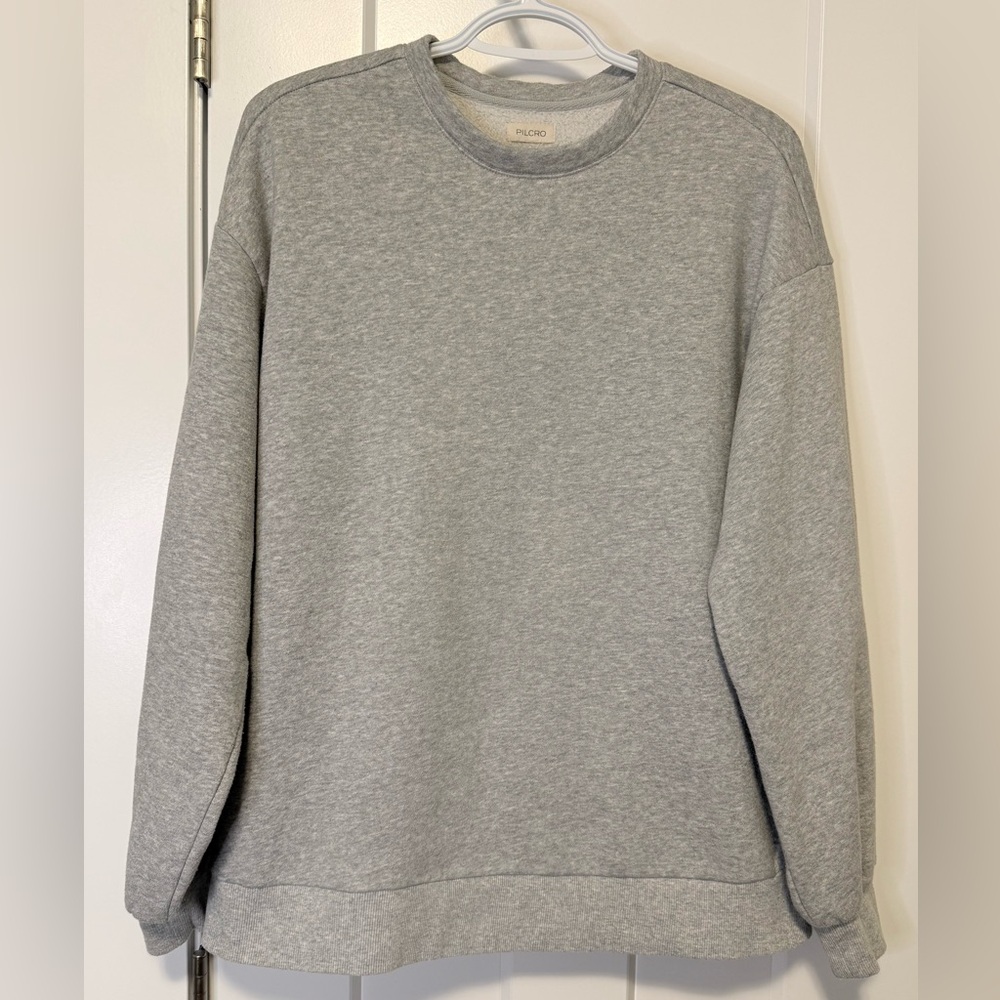 Pilcro Anthropologie Heather Gray Crewneck Sweatshirt Women’s Large